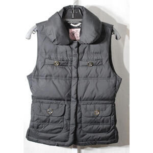 Juicy Couture black puffer vest sz. S